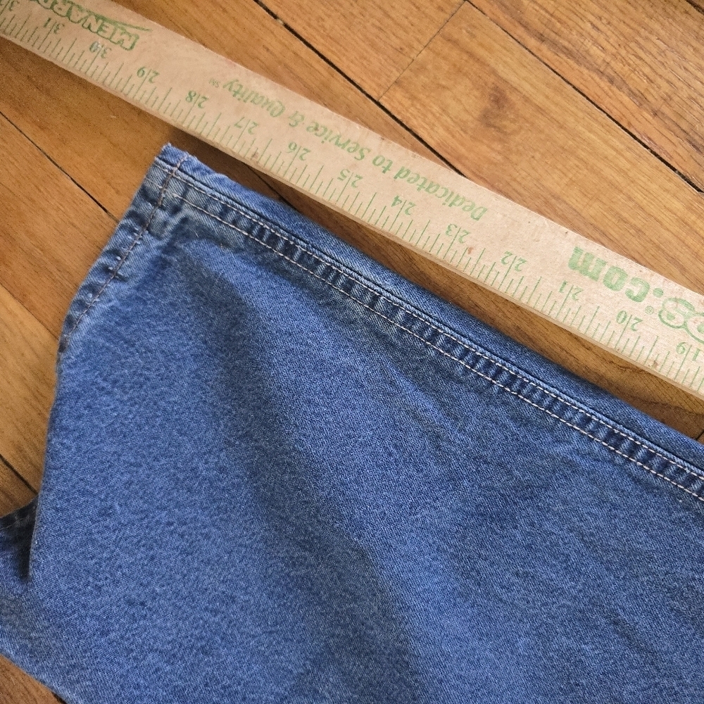 Carhartt FR Jeans 36x30 FRB100 DNM FR Relaxed Fit Blue Denim Distressed Ufcw - Picture 12 of 12